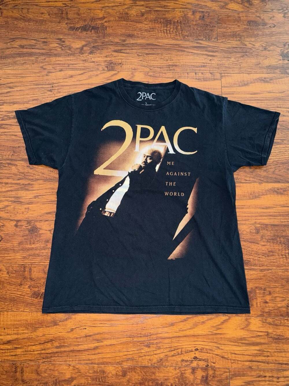 2Pac Me Against The World Graphic T-Shirt Size Large